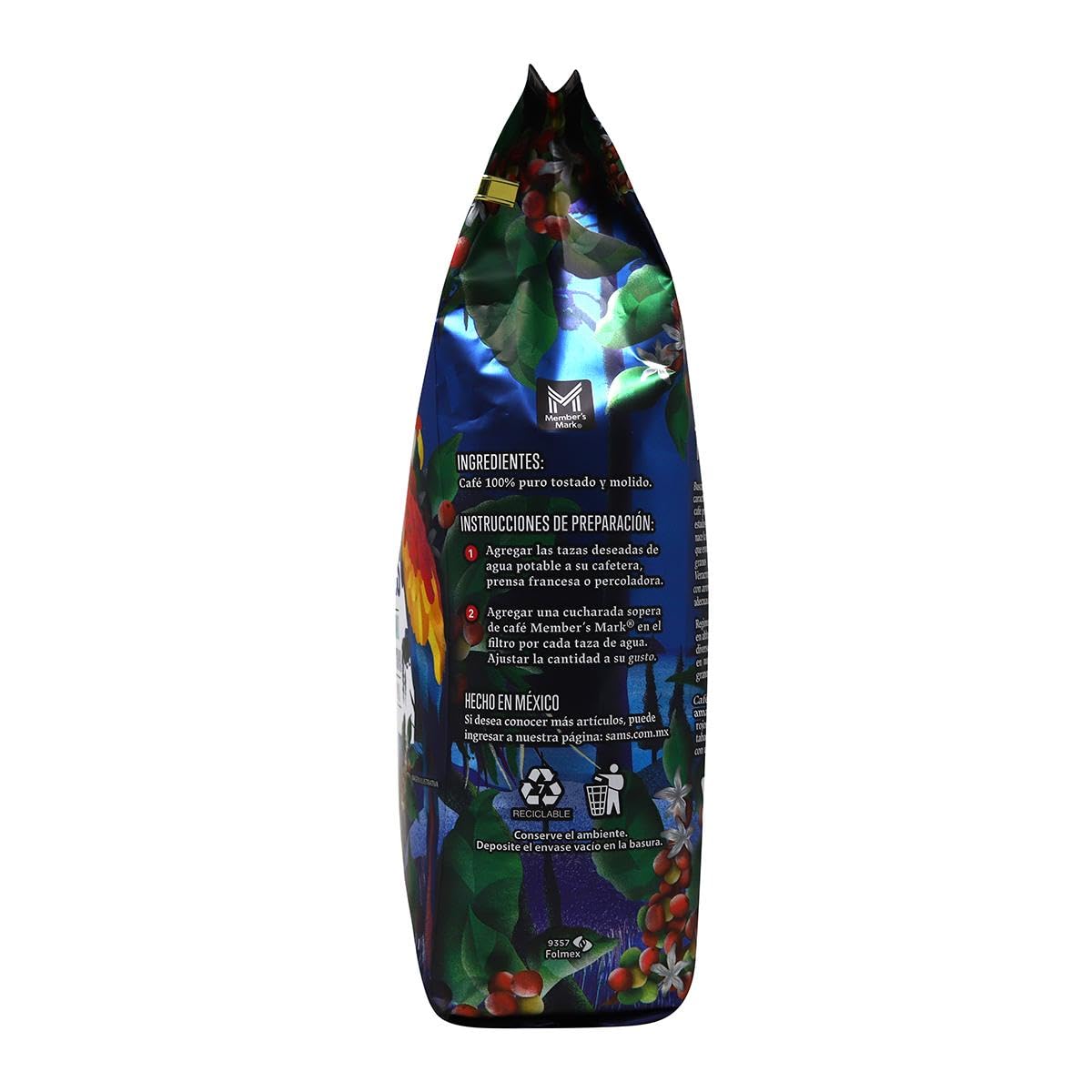 Cafe Puro Soluble. Memebers Mark. 1 kilogramo. Tueste Oscuro. Cafe Gourmet