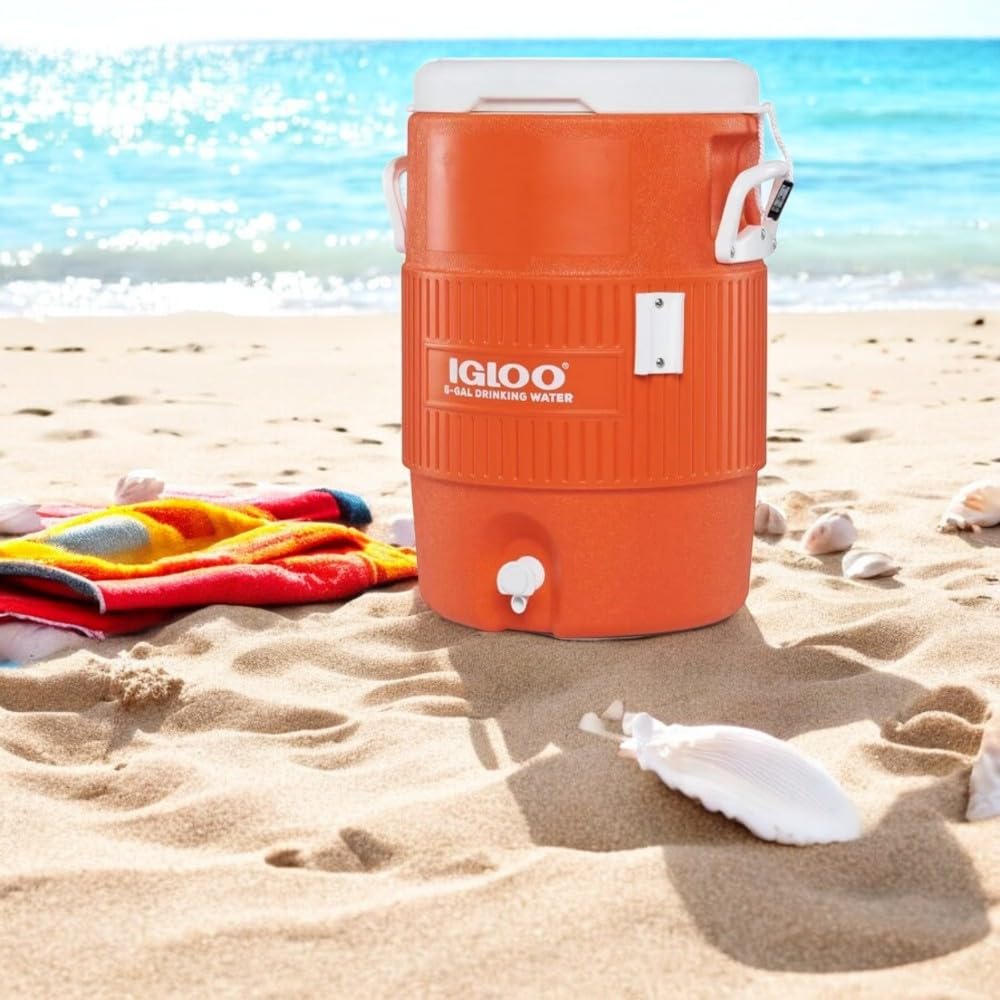 Igloo - Igloo - Enfriador de bebidas para servicio pesado de 5 galones, color naranja