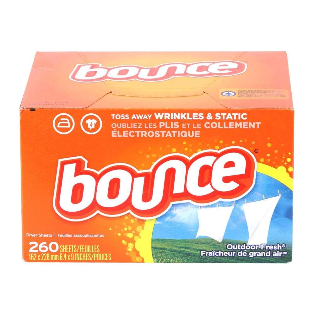 bounce - Bounce Toallas Suavizantes Bounce con 260 pzas, Hogar, Lavandería (Presentación puede variar)