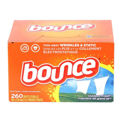 bounce - Bounce Toallas Suavizantes Bounce con 260 pzas, Hogar, Lavandería (Presentación puede variar)