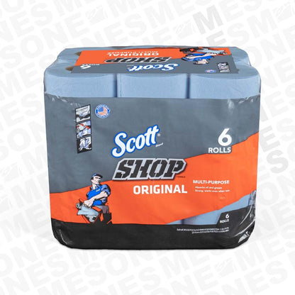 Kimberly-Clark Scott Shop Towels Pop-Up Box, Blue