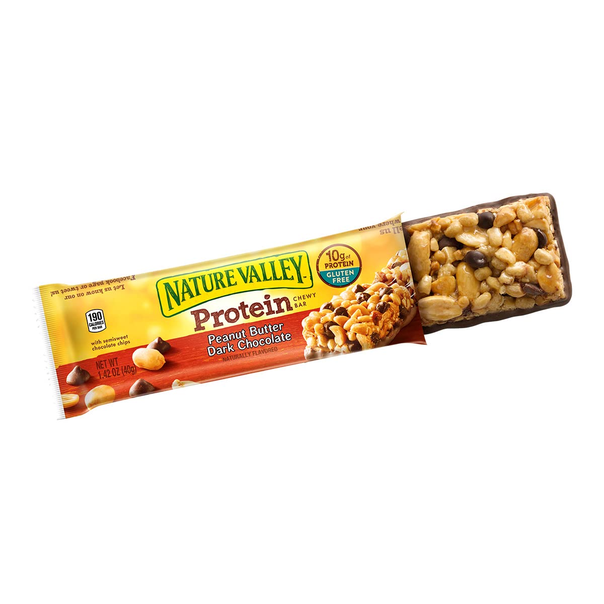 TEINA - Nature Valley Barras de Granola Protein Crema de Cacahuate 26 pz, 40 gramo, 26