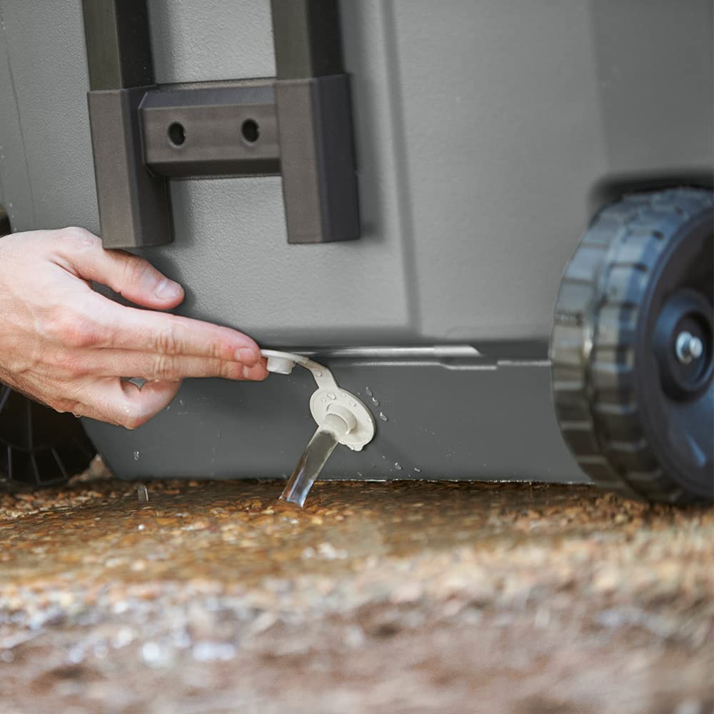 Coleman Serie 316 Hielera con Ruedas de 61,51 litros, Mantiene el Hielo por Dias, Color Gris, B08TYHVKR7