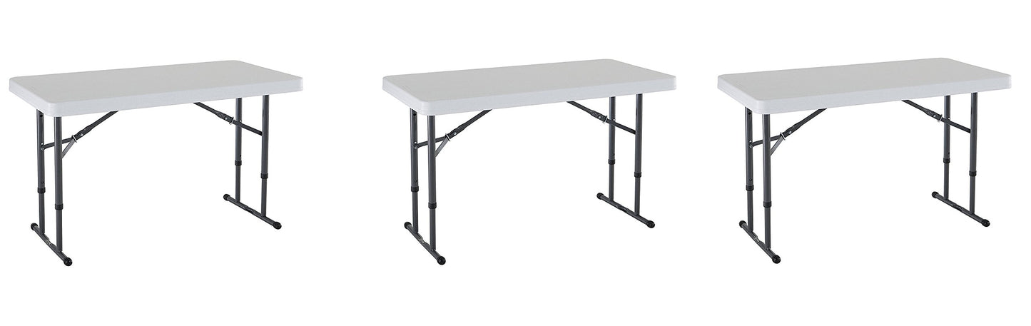 Lifetime Commercial - Mesa Plegable de Altura Ajustable