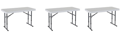 Lifetime Commercial - Mesa Plegable de Altura Ajustable