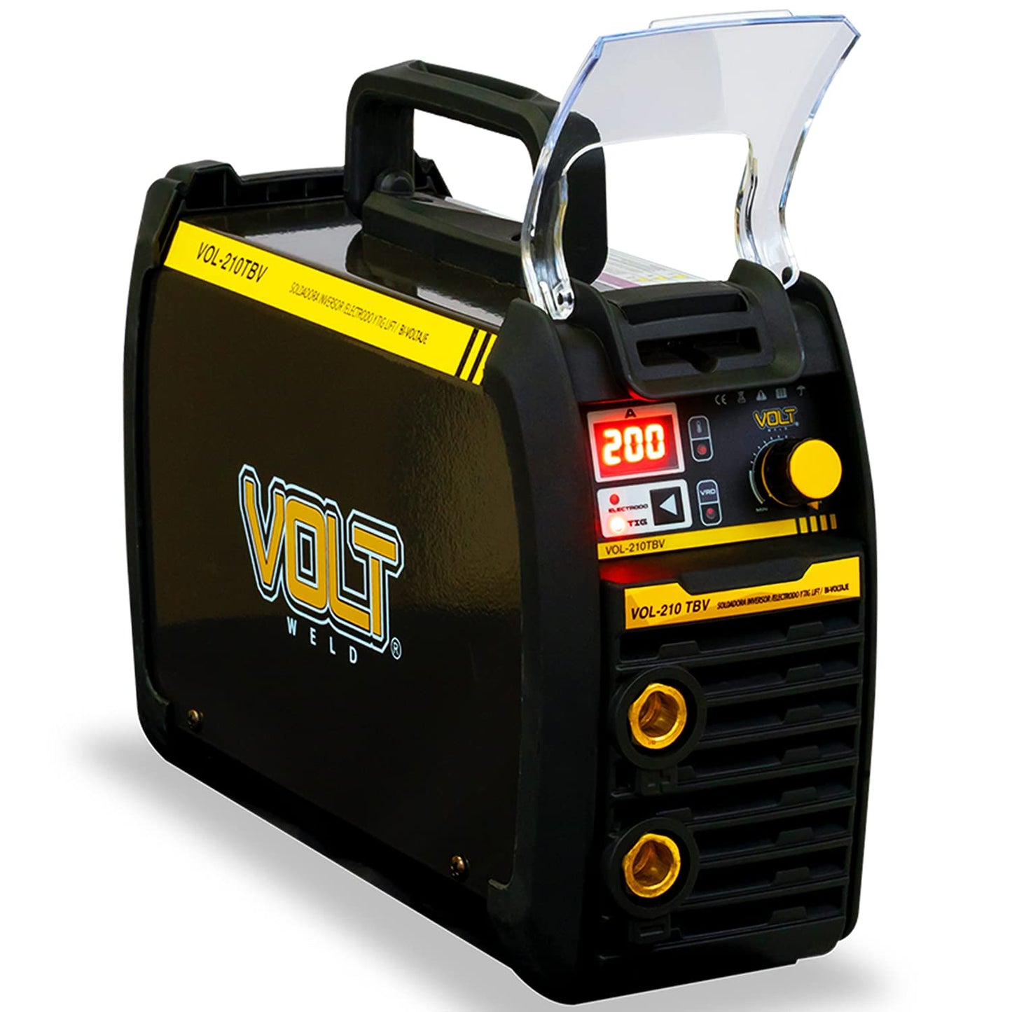 VOLT - SOLDADORA INVERSOR ELECTRODO Y TIG LIFT 200A BI VOLTAJE 110-220V VOLT VOL-210TBV