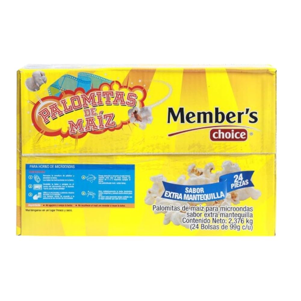 Members Choice - Members Choice - PALOMITAS EXTRA MANTEQUILLA 24 /99 GRAMOS