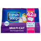 Fresh Step - Fresh Step Multi-Cat Arena aromática Extra Fuerte para Gatos con el Poder de Febreze, 42lb/19kg