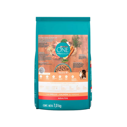 Purina Alimento para Gato Adulto One Visible Nutrition 7 Kg Sabor Pollo Y Salmon Alimento Super Premium