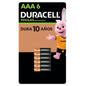 Duracell Duracell Aaa Pre-cargadas Con 900 Mah, Hasta 100 Recargas, Contiene 1 Paquete Con 6 Unidades, color, 6 count, pack of/paquete de