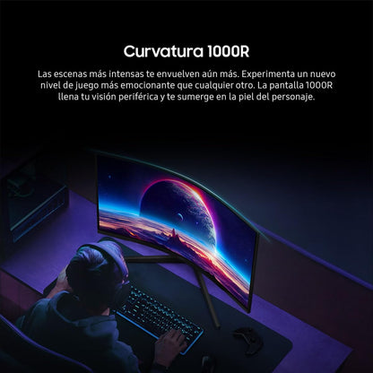 Samsung Monitor Gamer 24 Pulgadas Odyssey, FHD VA 180 Hz, G3