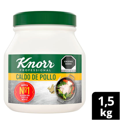 Knorr - Knorr, Caldo de Pollo en Polvo, Rinde 68 Lts, 1.5 kg.