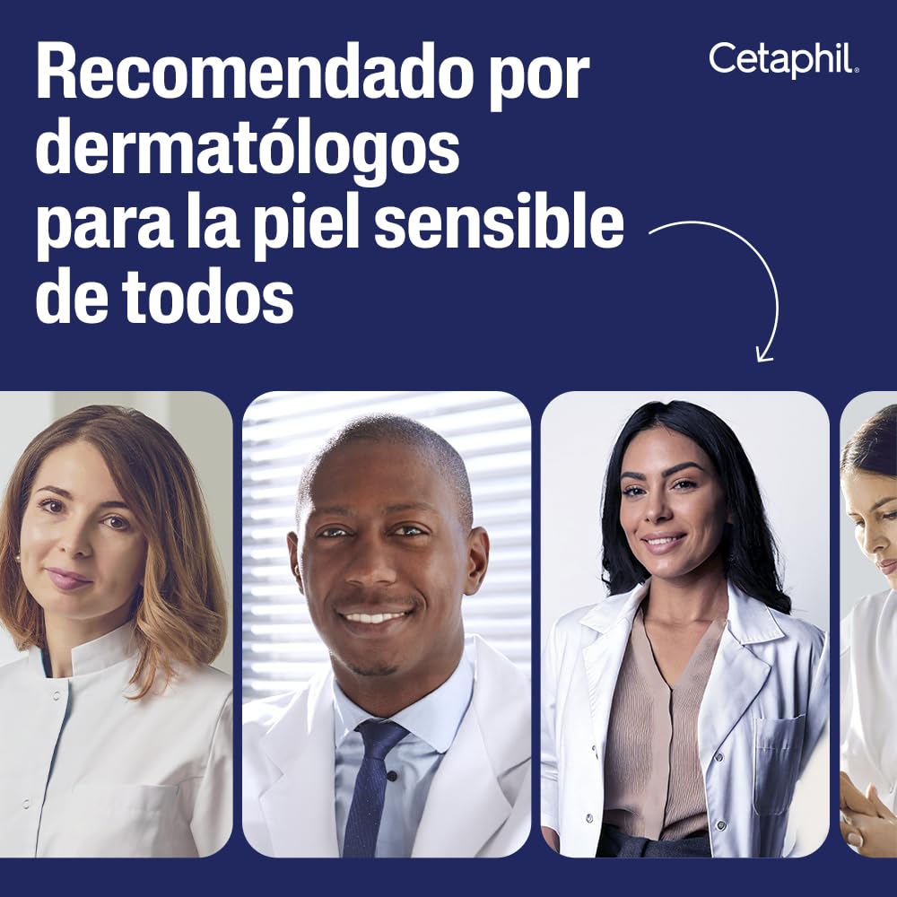 CETAPHIL Crema Hidratante 1 pz 453 g Restablece la Barrera Natural de la Piel en 1 Semana Recomendada por Dermatólogos para Piel Sensible