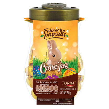 Turin - Turín Conejos Chocolates Con Leche - 600 g