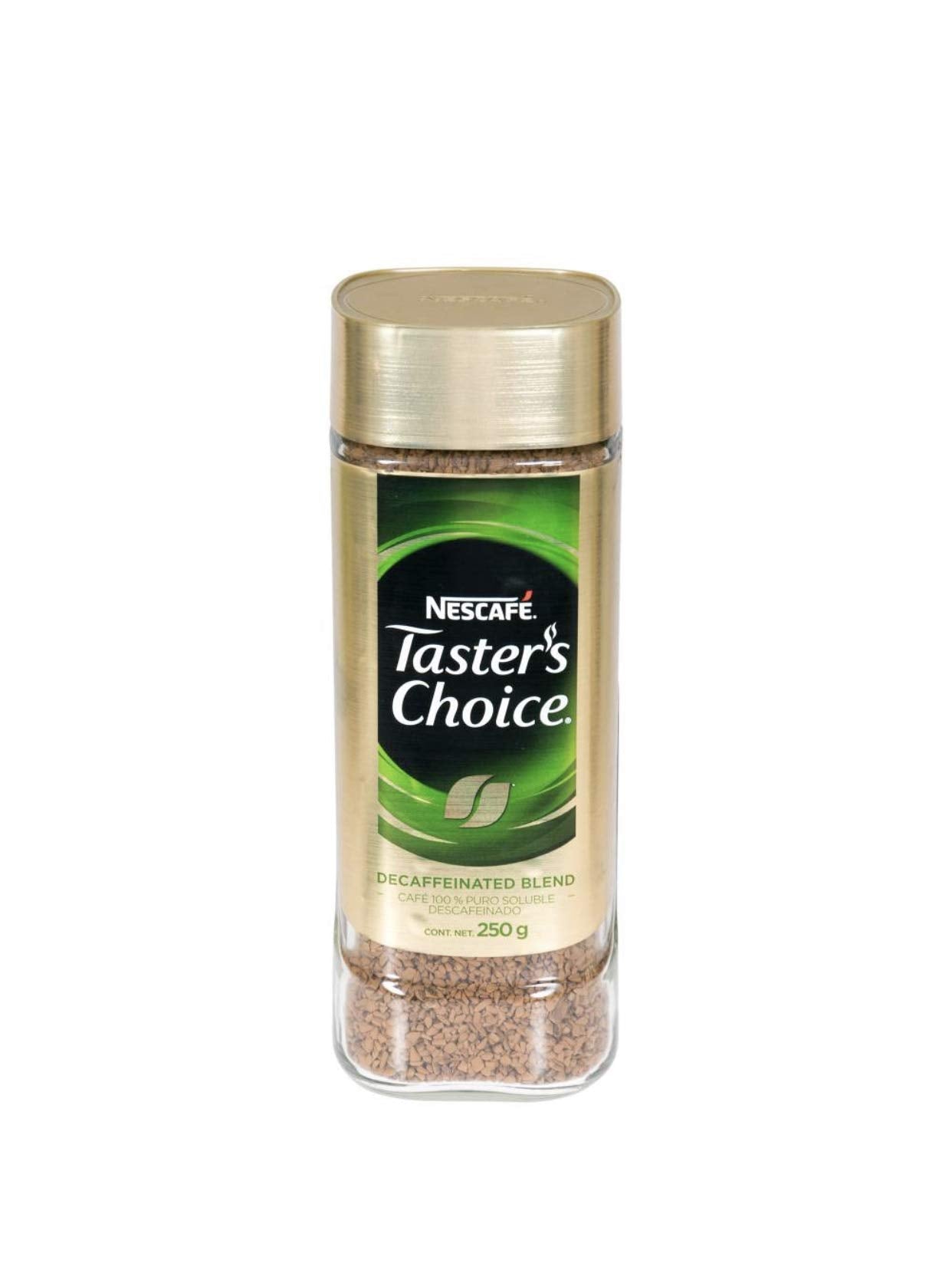 Nescafe - Nescafé - CAFE SOLUBLE TASTERS CHOICE DESCAFEINADO GOURMET NESCAFE 250 GRAMOS ENVASE GRANDE
