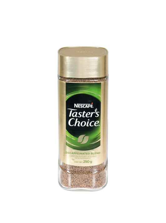 Nescafe - Nescafé - CAFE SOLUBLE TASTERS CHOICE DESCAFEINADO GOURMET NESCAFE 250 GRAMOS ENVASE GRANDE