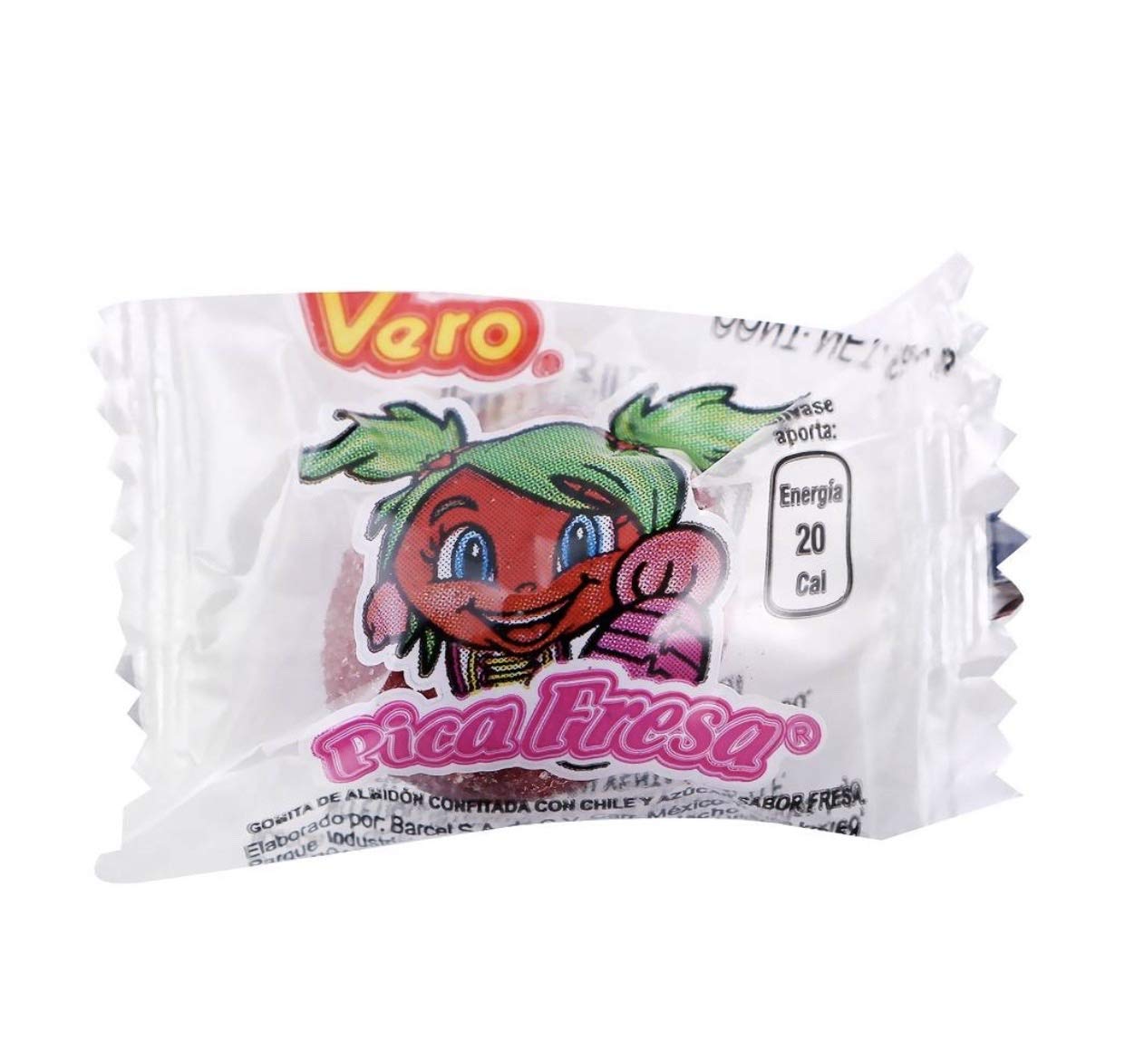 Vero - GOMITAS CONFITADAS PICAFRESA DULCES VERO PAQUETE 2 BOLSAS CON 100 PIEZAS CADA UNA FIESTAS REUNIONES NEGOCIO SNACK BOTANA BOCADILLO