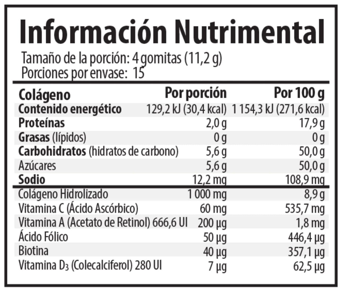 BELABEAR - Colágeno + Biotina 60 Gomitas by Belabear