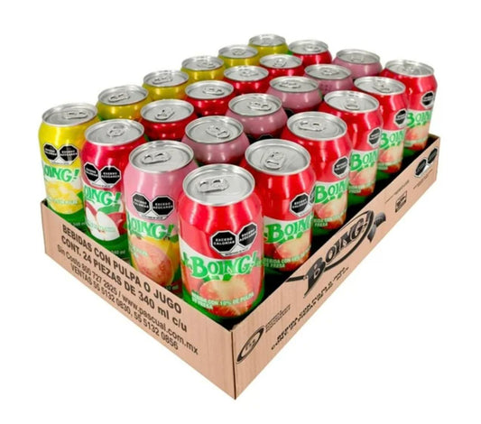 Boing En Lata 24 Pack De 340 4 Sabores