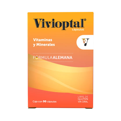 B BOMUCA - Vivioptal Vitaminas y Minerales 90 cápsulas