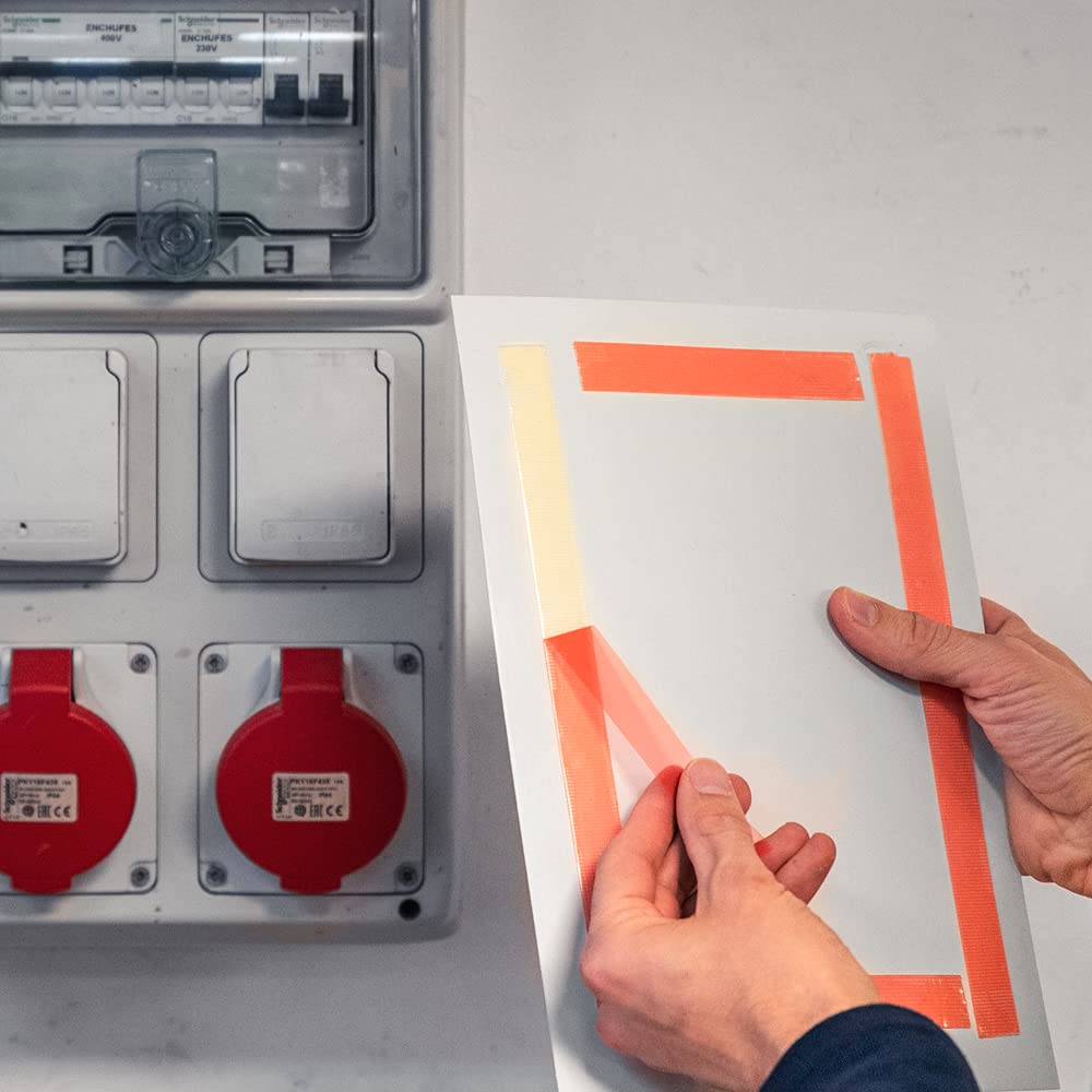 ceys Montack Cinta de agarre total instantánea XL 7,5 mts x 19 mm, cinta 7,5 m x 19 mm, rojo