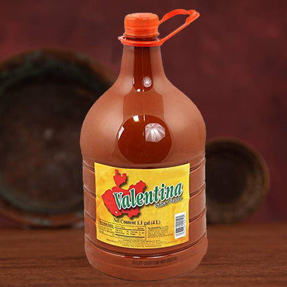 Valentina - Valentina Salsa Picante Mexicana Picante Salsa, Condimentos - 4 Litros (1.1 Galones)
