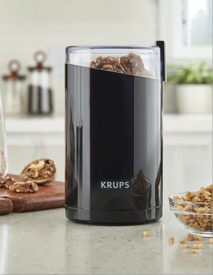 KRUPS Kit Cafetera Espumador de leche + Molino de café