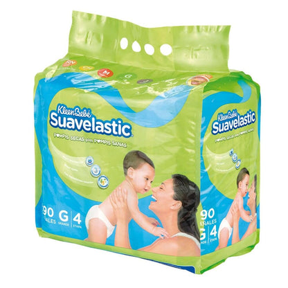 Pañal Grande KleenBebé Suavelastic 90 pzas R