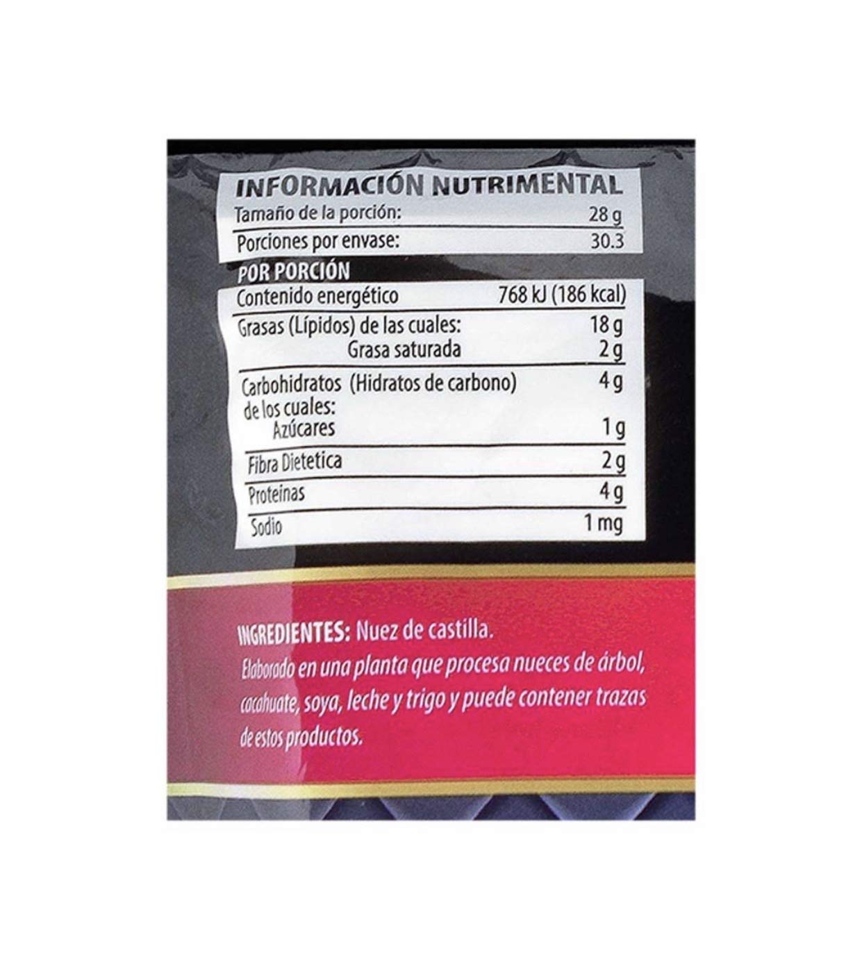 “Genérico” - NUECES DE CASTILLA SIN CÁSCARA MEMBERS MARK PAQUETE GRANDE DE 850 GRAMOS SNACK BOTANA BOCADILLO MERIENDA CASA NEGOCIO