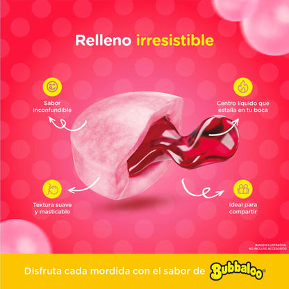 Bubbaloo Chicle sabor Fresa Caja con 47 piezas