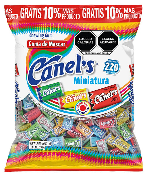 Canel's Goma de mascar, Menta, Yerbabuena, Frutas, Ron, Canela, Naranja, Anis y Eucalipto, 13 Ounce (Pack of 1)