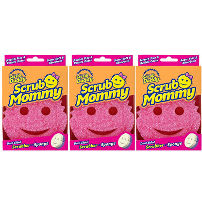 Scrub Daddy Modelo Scrub Mommy Fibra+Esponja Paquete de 3 Pzas