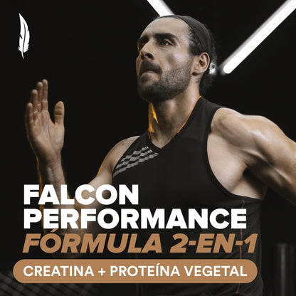 Birdman Falcon Performance Proteina Premium Alto Rendimiento En Polvo, 30gr proteina y 3gr Creatina por porción, Sin Inflamacion, Sin Acne