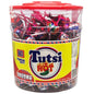 Tutsi Pop - Tutsi Hot paletas de caramelo sabor cereza con chile 80 piezas ideal para tus fiestas y eventos.