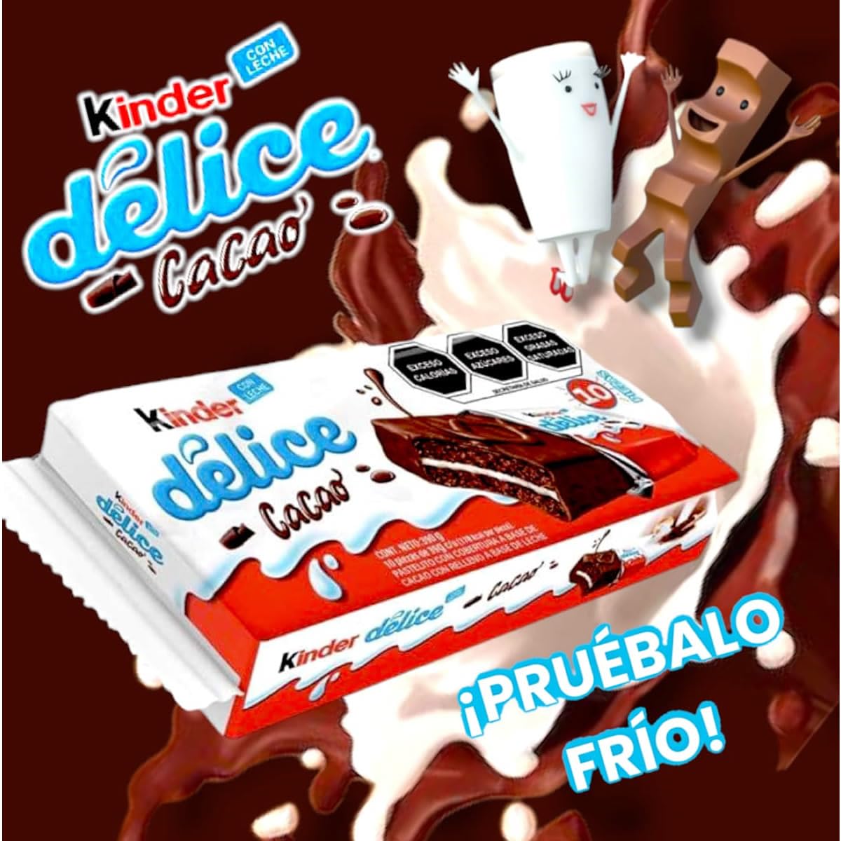 Kinder - Kinder Chocolate Delice Cacao - 10 Piezas