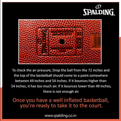 Spalding - Spalding Unisex Adulto 74531Z_7 Baloncesto Naranja, 7