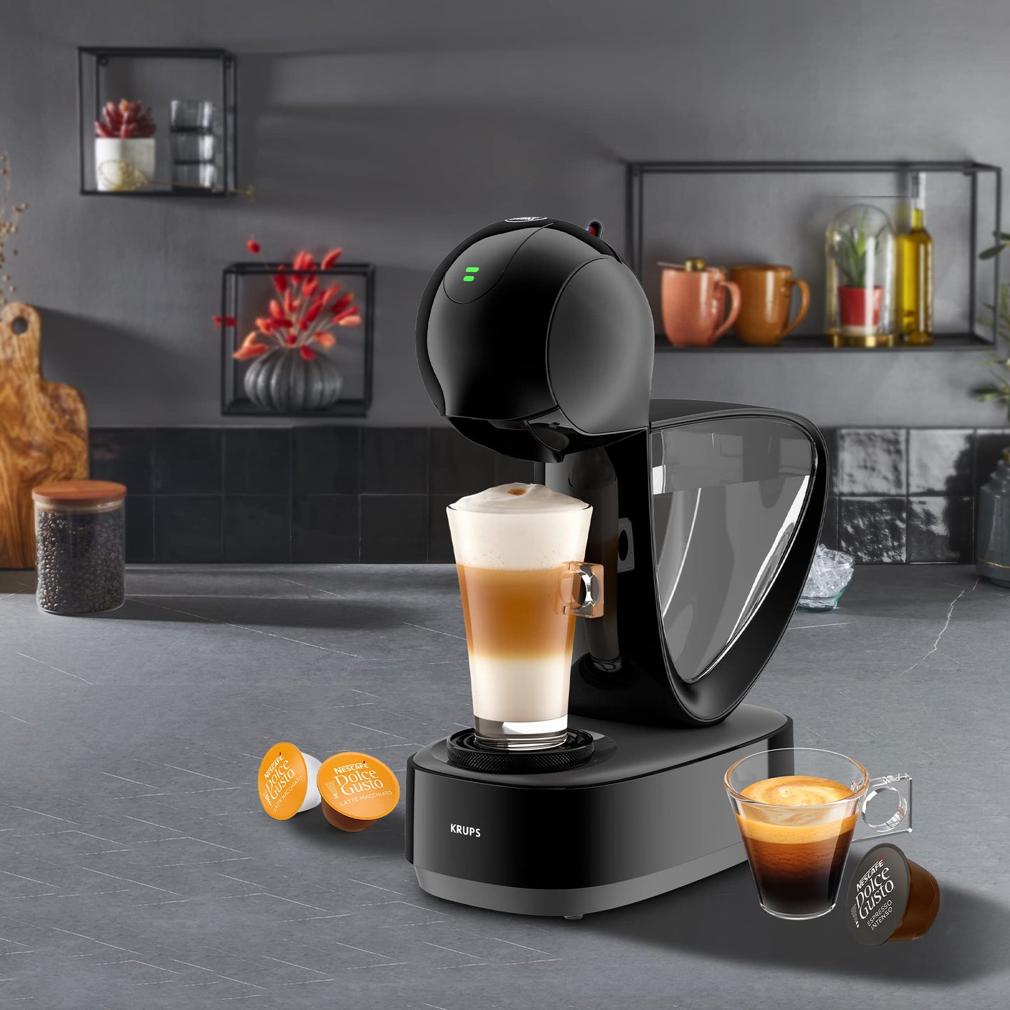 KRUPS Cafetera Dolce Gusto Infinissima Touch Negra KP2708MX