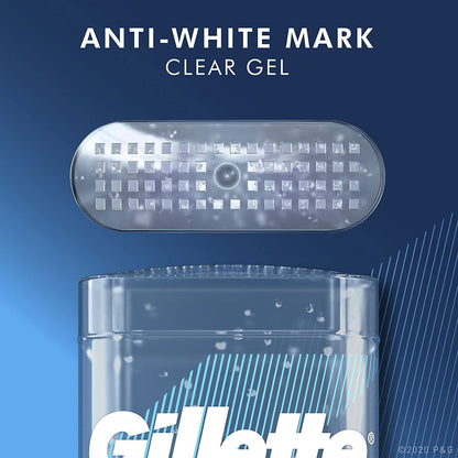 Gillette Endurance Clear Gel desodorante, Cool Wave (4.5 oz, 5 paquetes). ES
