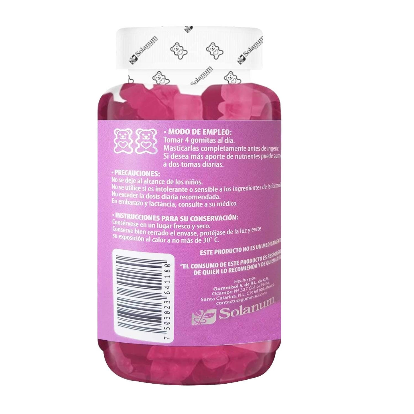 Belabear Ácido Hialurónico En Gomitas - 100 Piezas