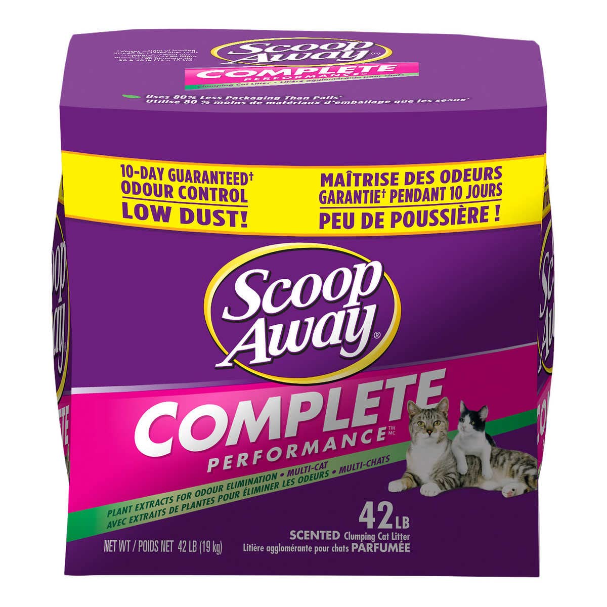 Scoop Away - Scoop Away - Arena para gatos Multicat Complete Performance, 42 libras