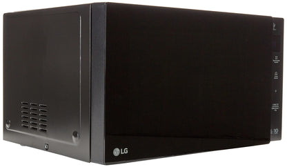 Horno de microondas LG, recubrimiento de facil limpieza, coccion uniforme, anillo giratorio estable, luz LED, Negro, modelo MS1536GIS
