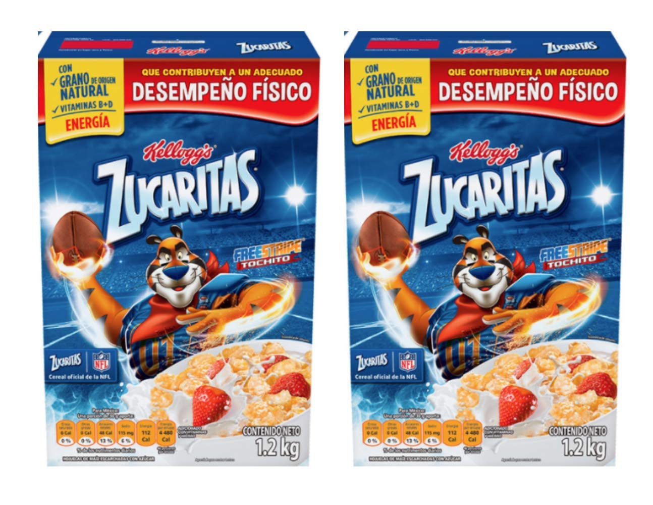 Zucaritas - Zucaritas Cereal - 2 Cajas, 1.2 kg