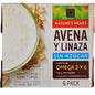 Natures Heart - Natures Heart Bebida sabor avena y linaza 6 Pack de 946 ml (5.67 litros). Sin Azúcar, Vegano