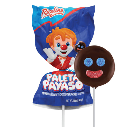 RICOLINO Paleta Payaso Lollipops de malvavisco 1.5 oz