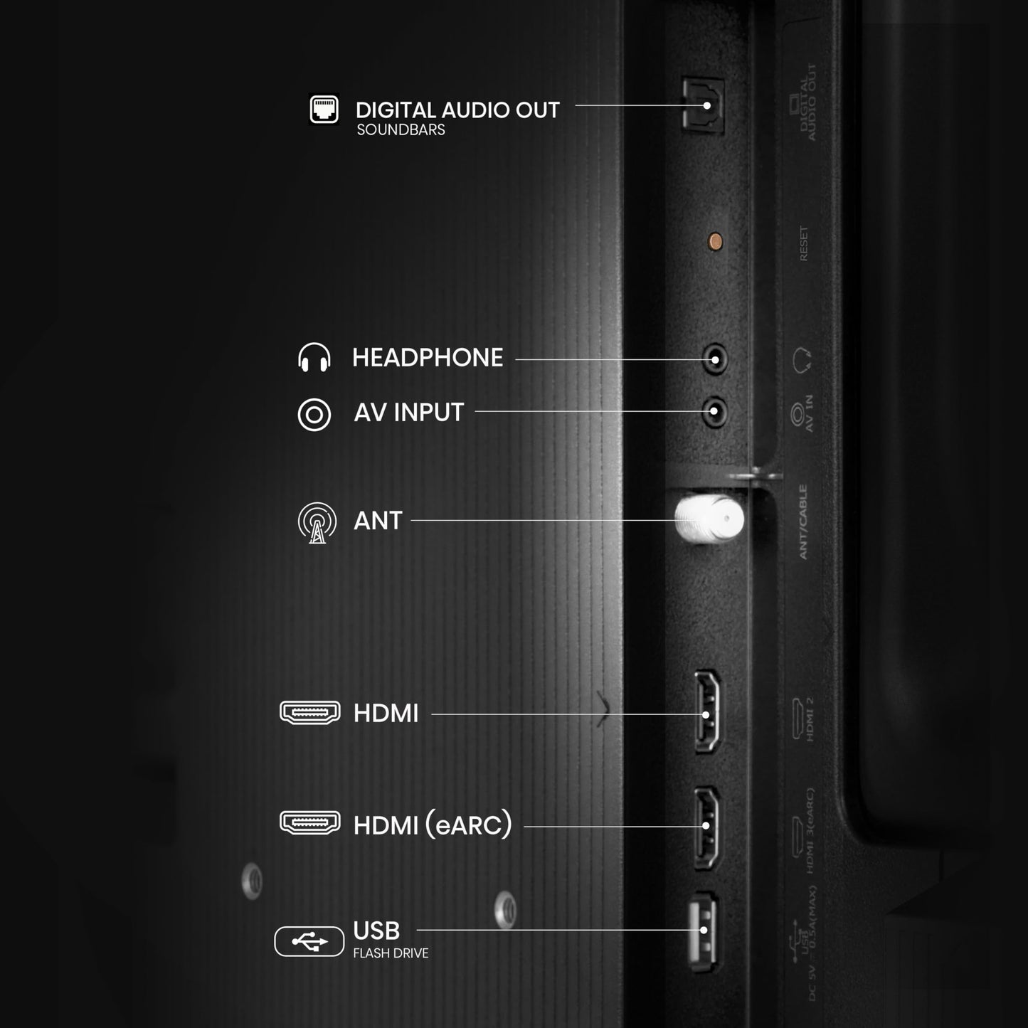 Hisense Television A4N (Modelo 2025) Pantalla 32 Pulgadas, Smart Vidaa TV HD,Modo de Juego,Dolby Audio,Comparte en tu TV,Noise Reduction