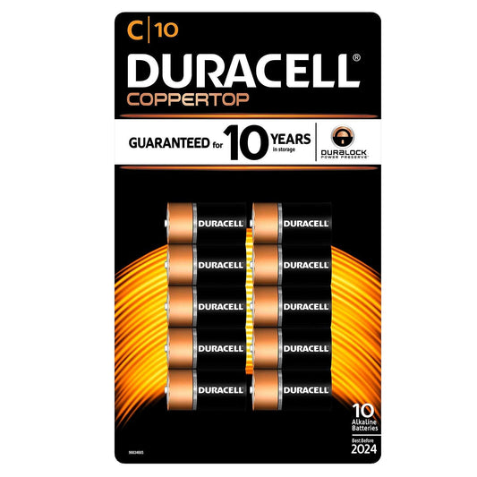 Duracell - Duracell 80240709 - Pilas alcalinas de cobre (10 unidades)