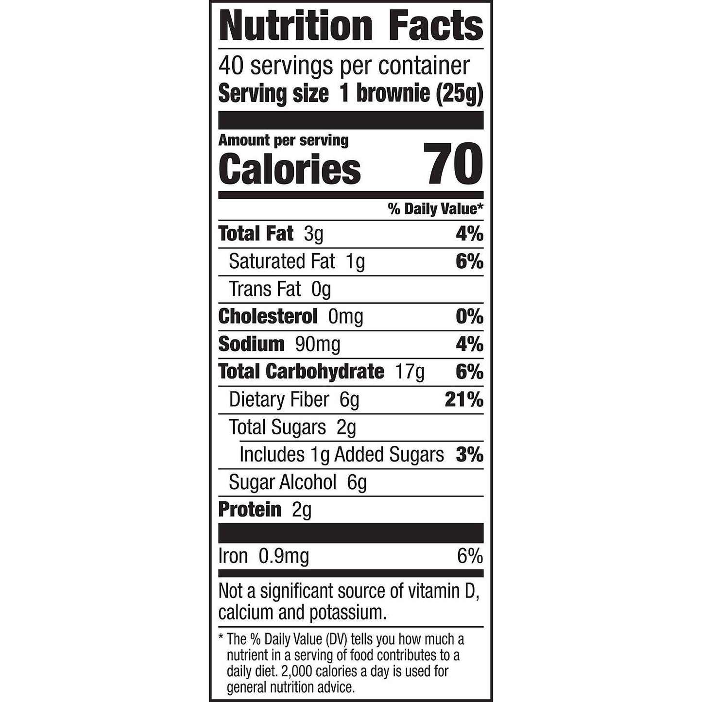 Fiber One - Fiber One Brownies Fudge de chocolate