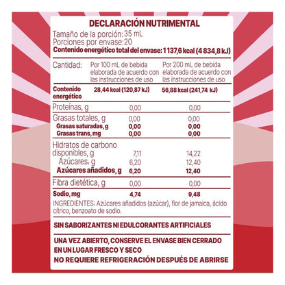 Concentrados Deliciosa - Concentrado para Preparar Bebidas Naturales, Botella de 700ml - Rendimiento de 4 Litros por Botella - Ingredientes 100% Naturales