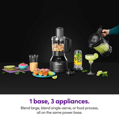 Nutribullet Triple Prep System NBKS50100, Negro