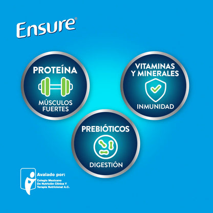 Ensure Clásico - 24 Pack de 237 ml Cada Uno, Sabor Vainilla, Listo para Beber, Líquido, Alimentación Especializada con Vitaminas, Proteínas y Prebióticos, Clínicamente Probado